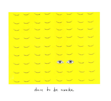 The Little Book of Courage: An Illustrated Guide to Challenging Our Fears - dare to be awake