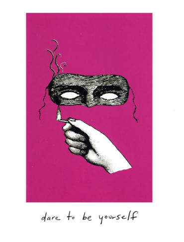 The Little Book of Courage: An Illustrated Guide to Challenging Our Fears - dare to be yourself