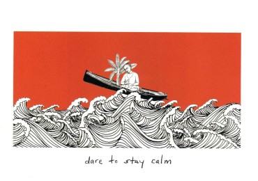 The Little Book of Courage: An Illustrated Guide to Challenging Our Fears - dare to stay calm